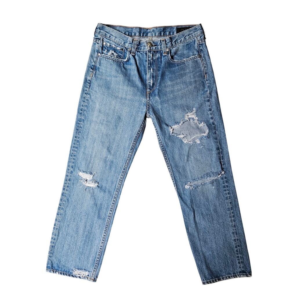 Rag and Bone Boy Jean Hel With Holes Wash Size 25